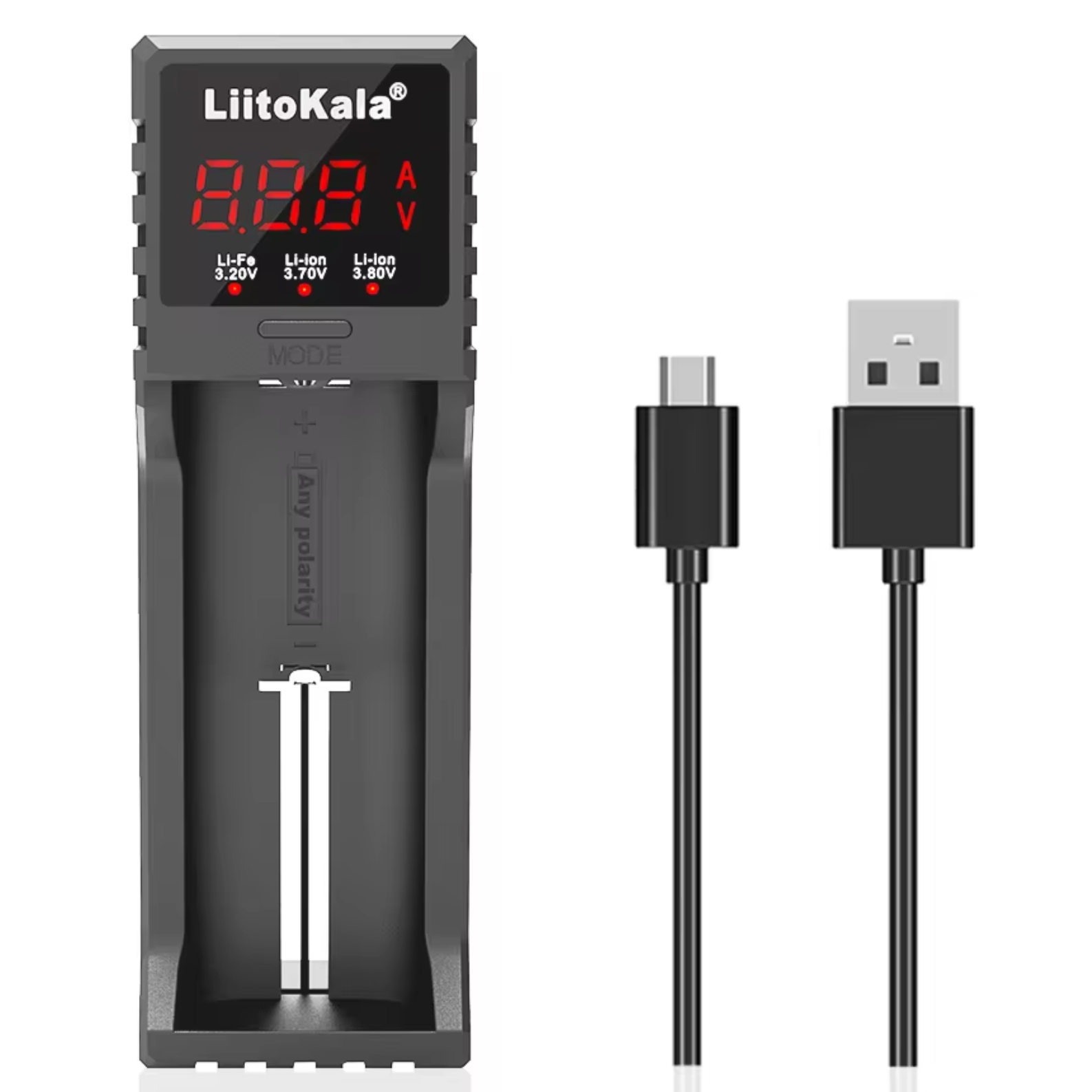 efillooc liitokala lii-S1 battery charger USB Type-C AA AAA C 14500 18650 RCR123 21700