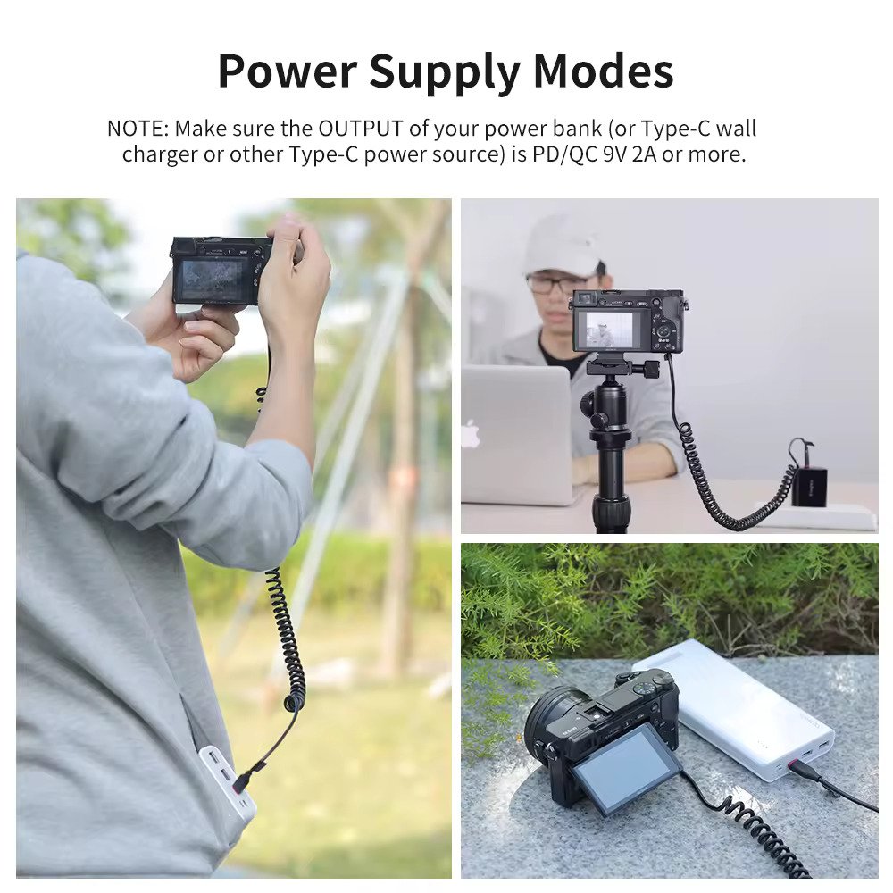 efillooc np-fw50 dummy battery usb c dc coupler for sony (7) efillooc dummy battery for sony np-fw50 a6400 a6100 zv e10