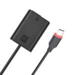 efillooc np-fw50 dummy battery usb type-c for sony dslr cameras