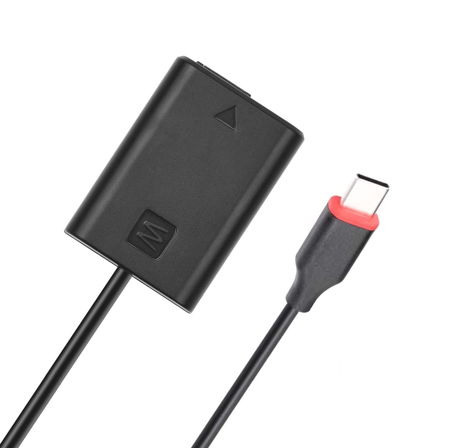 efillooc np-fw50 dummy battery usb c dc coupler for sony mn efillooc np-fw50 dummy battery usb type-c for sony dslr cameras