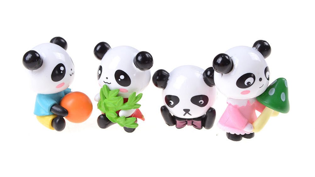 efillooc.com panda figurine set 4 color panda