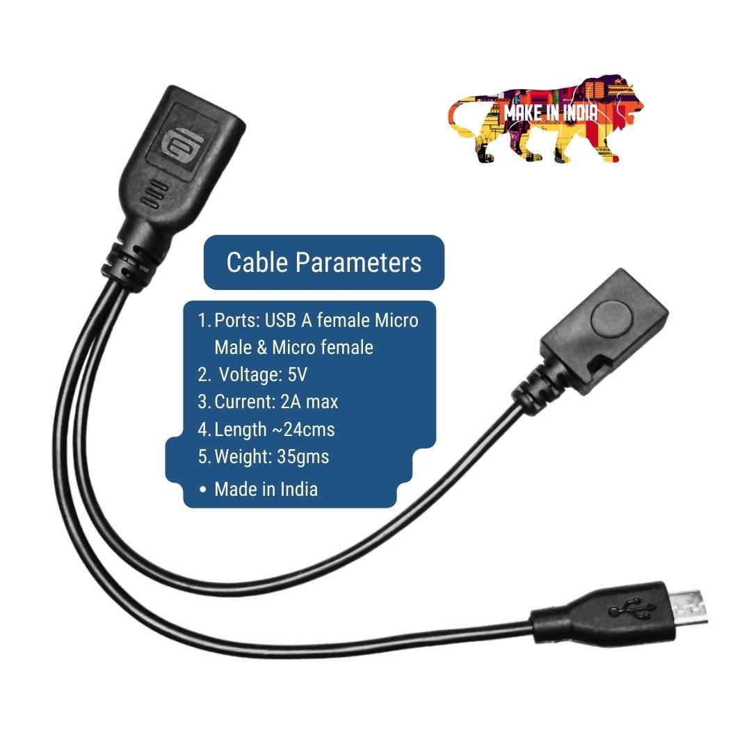 efillooc usb micro OTG cable for amazon fire tv stick and mi stick