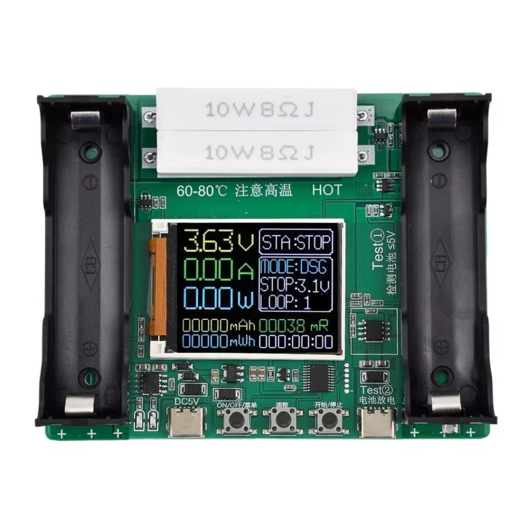 efillooc 4ch 18650 capacity tester module user manual