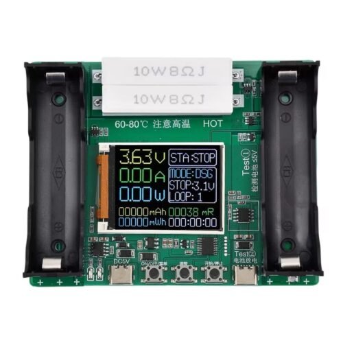 efillooc 4ch 18650 capacity tester module user manual