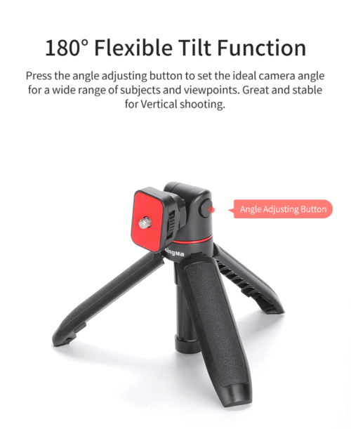 efillooc KingMa BM-SR2 Extension Grip Mini Tripod For Mobile & Camera Vlogging mini tripod