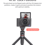 efillooc KingMa BM-SR2 Extension Grip Mini Tripod For Mobile & Camera Vlogging mini tripod