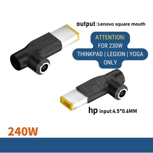 efillooc hp dc 4530 to lenovo thinkpad legion yoga square charger adapter 240w
