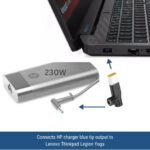 efillooc hp dc 4530 to lenovo thinkpad legion yoga square charger adapter 240w