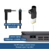 efillooc hp dc 4530 to lenovo square charger adapter 240w