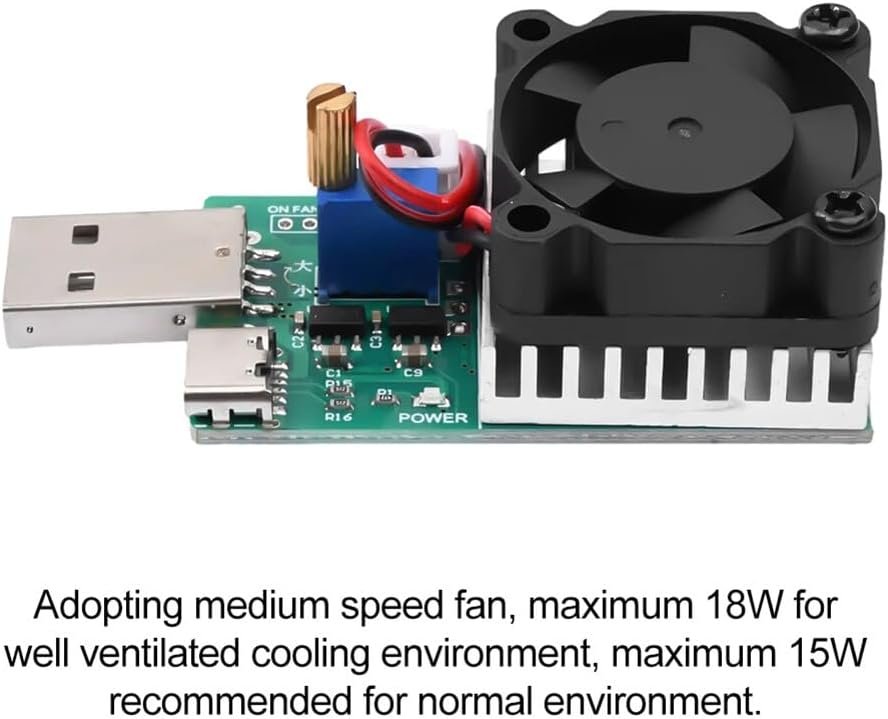 efillooc usb 18W electronic load discharge tester (6) efillooc 18W electronic usb load discharge tester