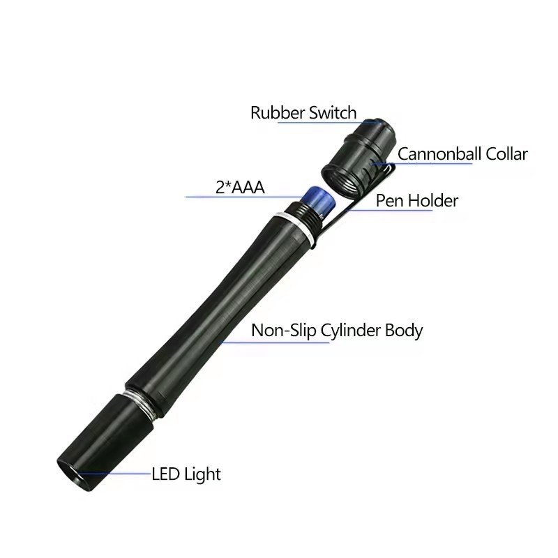Medical Pen Light Simple On Off Flashlight For Doctor