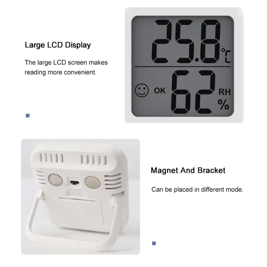 T17 mini indoor room hygrometer thermometer temperature sensor humidity gauge monitor