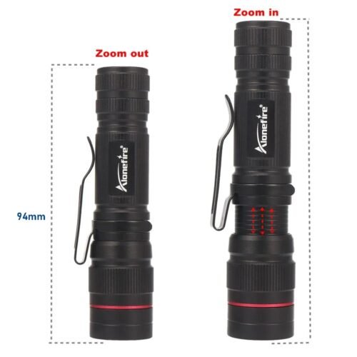 efillooc alonefire x170 mini flashlight aa 14500 300 lumens 200M EDC