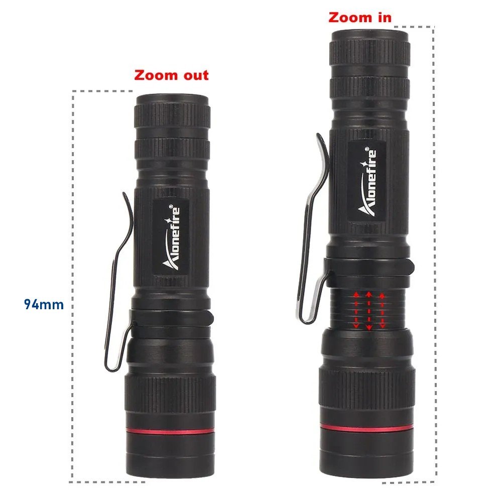 efillooc alonefire x170 aa 14500 flashlight (1) efillooc alonefire x170 mini flashlight aa 14500 300 lumens 200M EDC