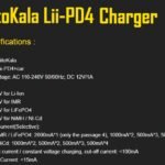 efillooc liitokala lii-PD4 4 Bay 2A Quick battery charger USB AA AAA 18650 21700