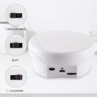 efillooc turntable display stand small 12cm mushroom