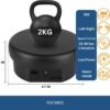 efillooc turntable display stand 12cm mushroom 2kg
