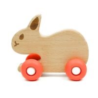 Elephant Bunny With Wheels toy for Toddlers