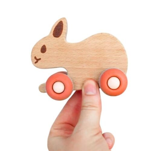 Elephant Bunny With Wheels toy for Toddlers