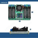 efillooc 18650 battery capacity tester 4 channel
