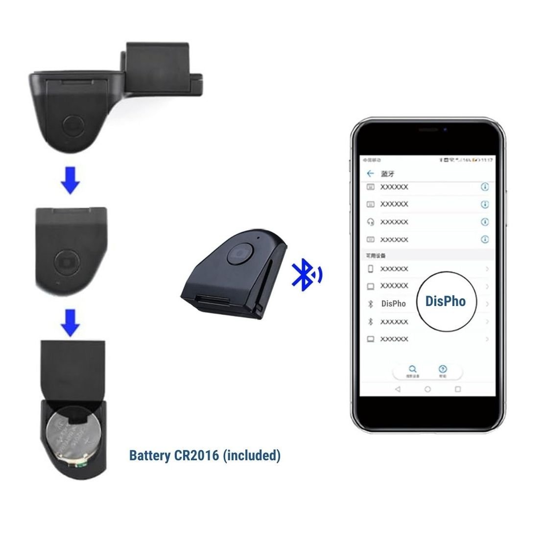 CapGrip Selfie Booster Smartphone Grip With Wireless Remote