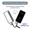 efillooc 6in1 usb c data cable multiport charging cable short
