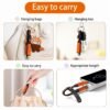efillooc 6in1 usb c data cable multiport charging cable short