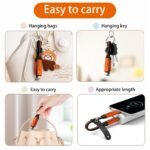 efillooc 6in1 usb c data cable multiport charging cable short