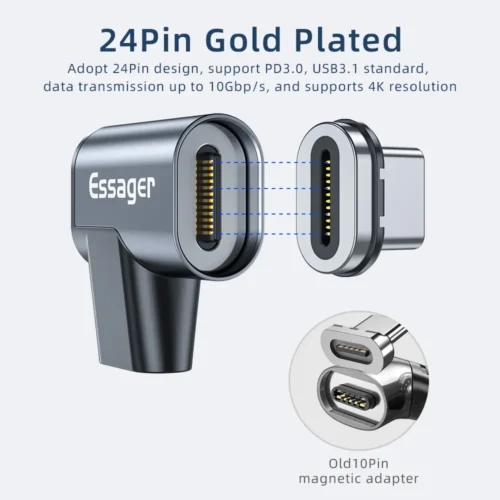 essager usb c magnetic adapter pD 100W