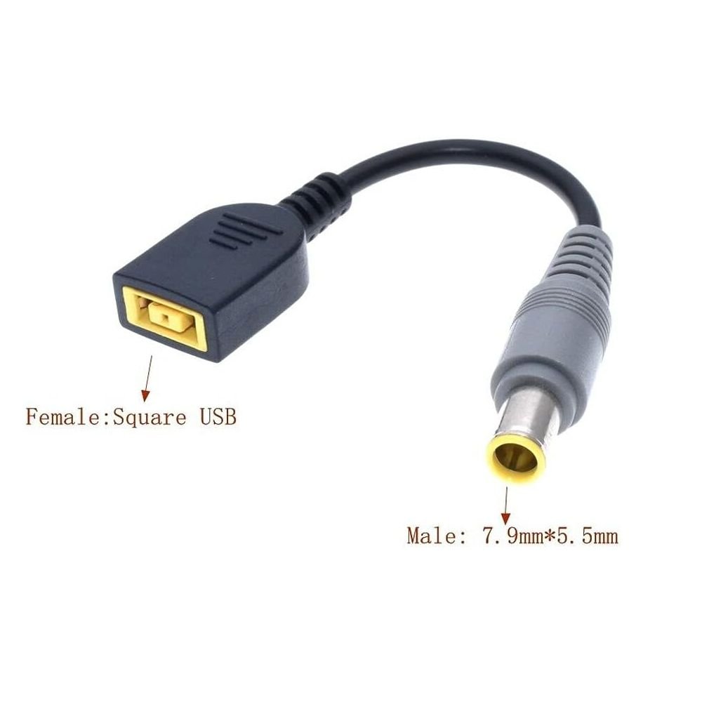 efillooc lenovo thinkpad square to round 7955 converter adapter (3)