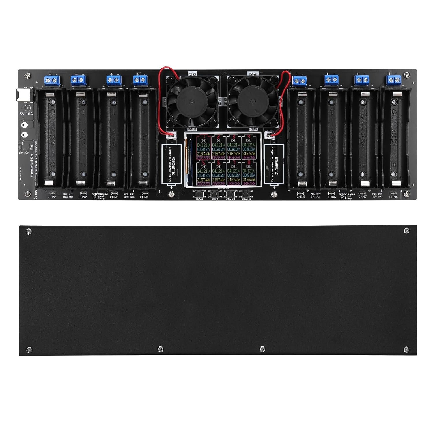 efillooc 2.4 inch 8 channel 18650 battery capacity tester module (2) efillooc 2.4 inch 8 channel 18650 battery capacity tester module