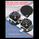 efillooc 65W USB electronic load tester aging test
