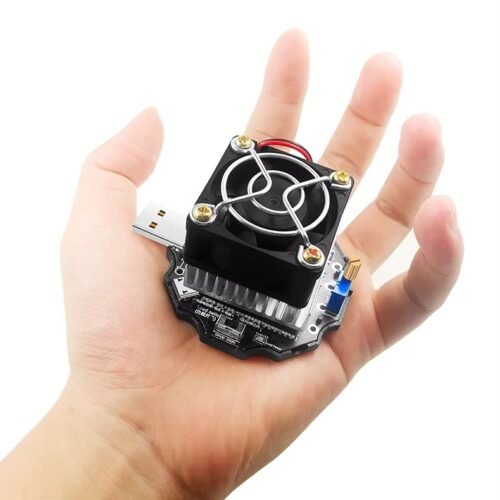 efillooc 65W USB electronic load tester aging test
