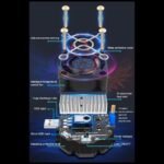 efillooc 65W USB electronic load tester aging test