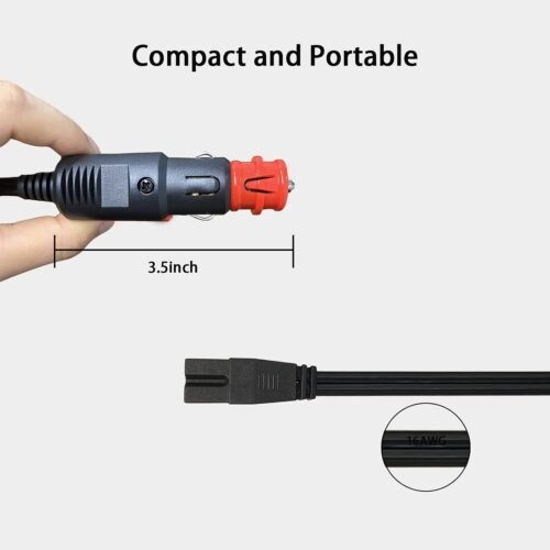 efillooc car cooler fridge dc cable b plug