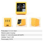 efillooc smart wifi weather station clock iot wifi mini clock with alarm