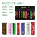 efillooc vapcell Q8 8 channel 18650 charger 1Ax8