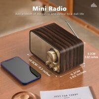 efillooc jy-66 retro fm radio wireless speaker