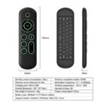 efillooc M5 Voice Air Mouse Keyboard Remote Rechargeble