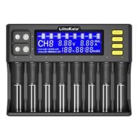 efillooc liitokala lii-s8 8 slot charger 2A fast charger