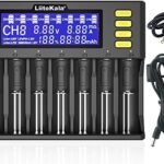 efillooc liitokala lii-s8 8 slot charger 2A fast charger