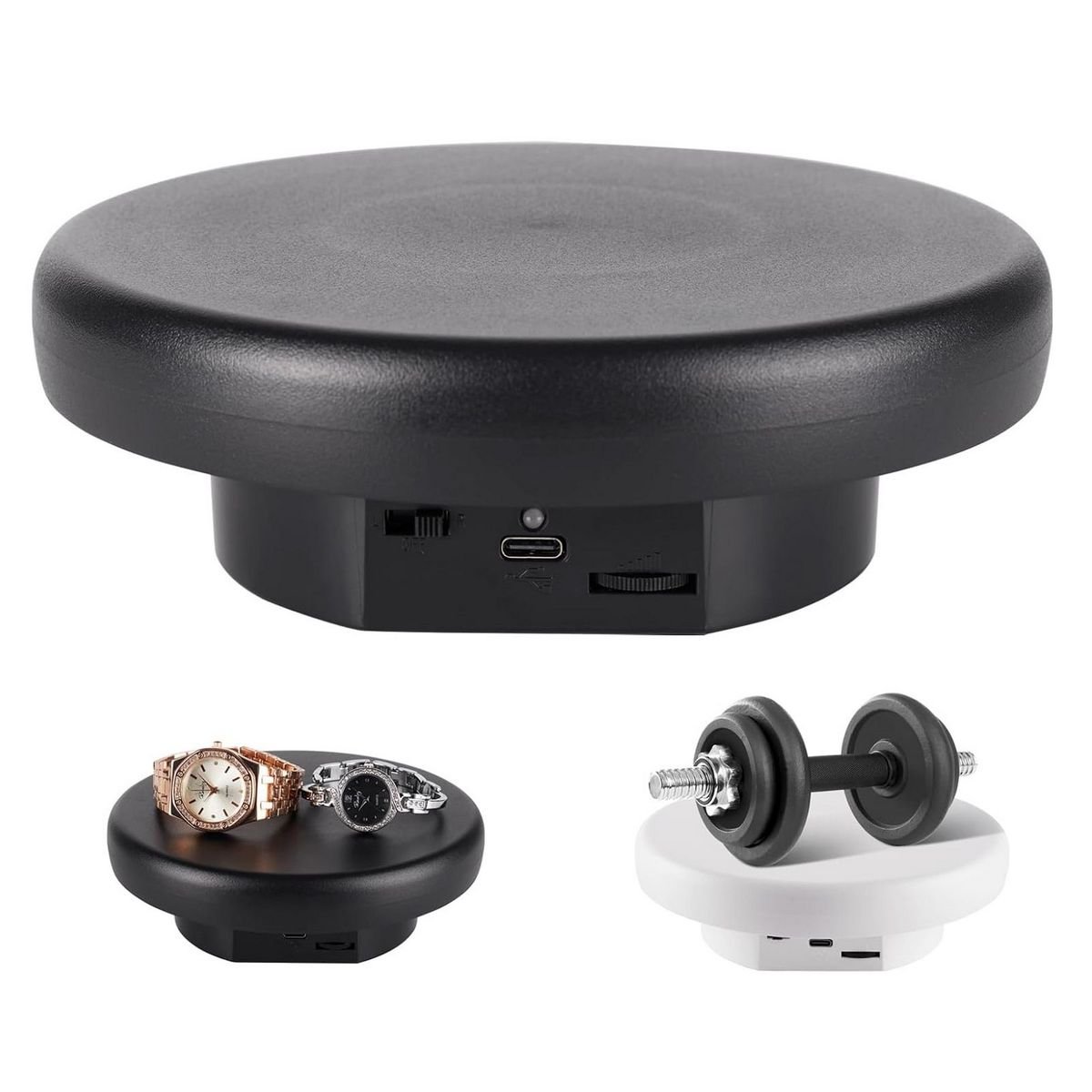 efillooc turntable display stand 16cm mushroom 4kg