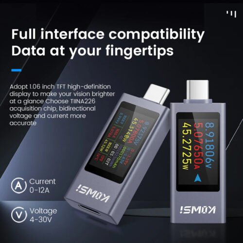 efillooc kowsi 2303c usb tester power meter