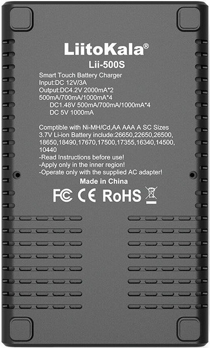 efillooc liitokala lii-500S charger