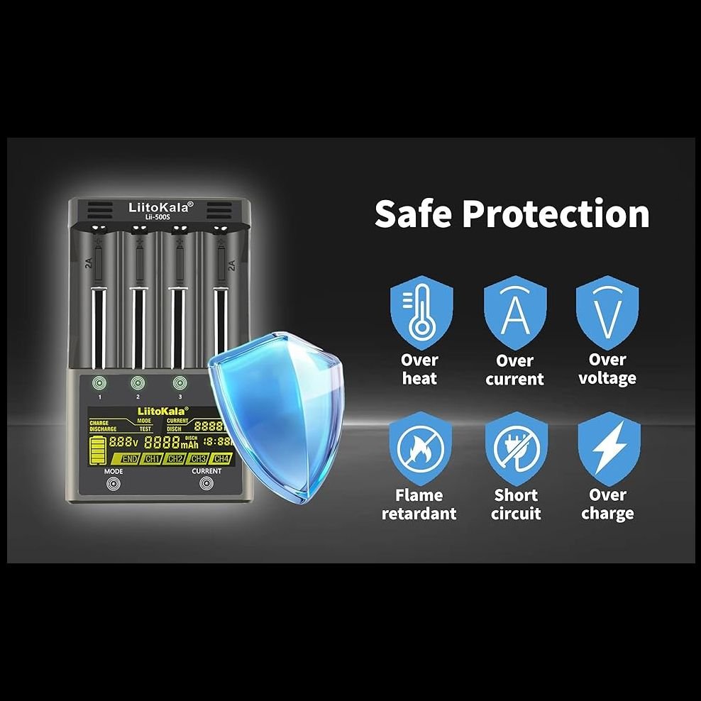 efillooc liitokala lii-500S charger