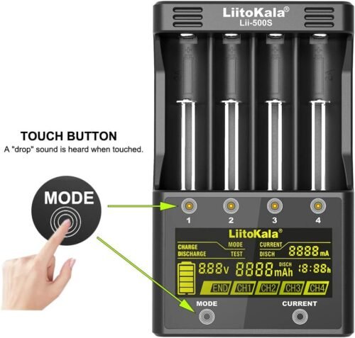 efillooc liitokala lii-500S charger