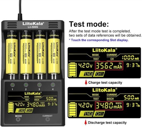 efillooc liitokala lii-500S charger