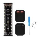efillooc 8x18650 Led Light Power bank shell case battery box