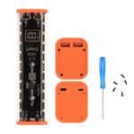 efillooc 8x18650 Led Light Power bank shell case battery box