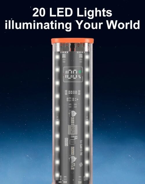 efillooc 8x18650 Led Light Power bank shell case battery box